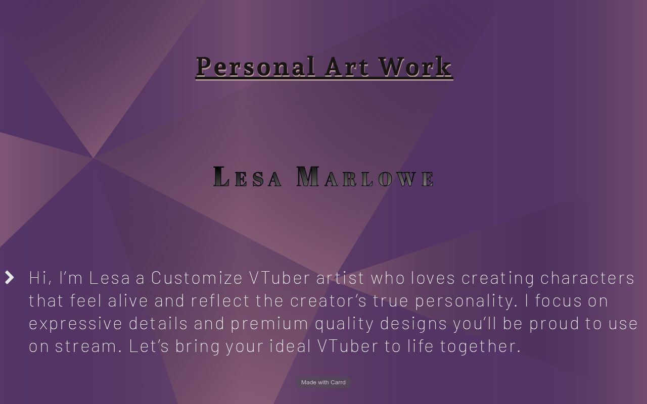 Lesa.carrd.co